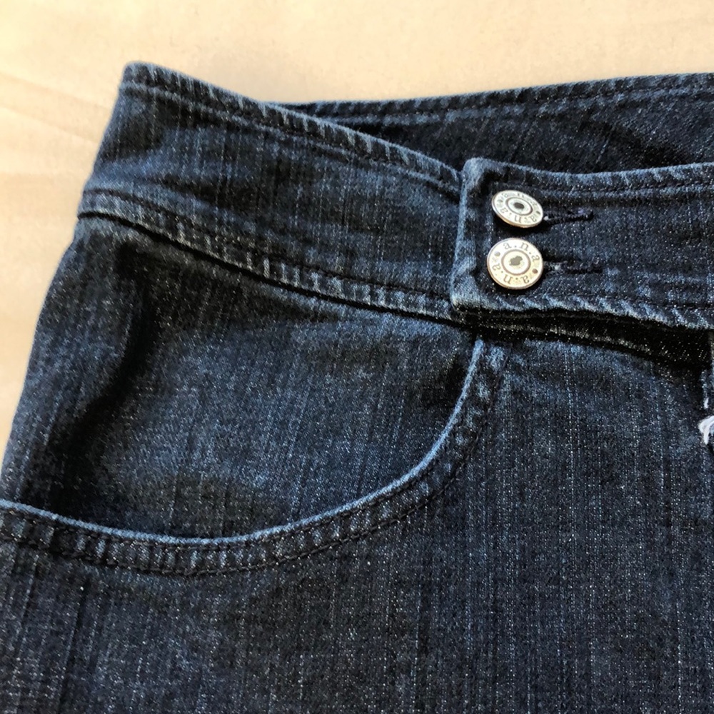 A.N.A Blue Denim Bermuda Shorts 24W - Picture 4 of 6